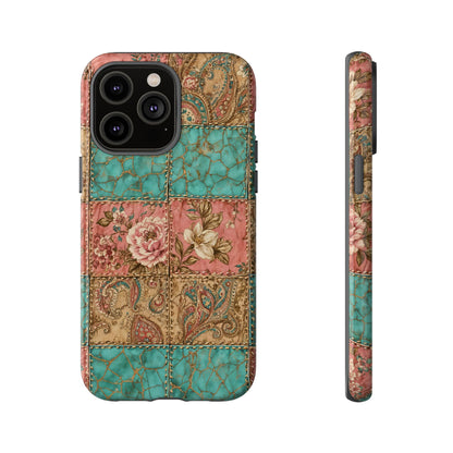Turquoise Paisley Tough Case