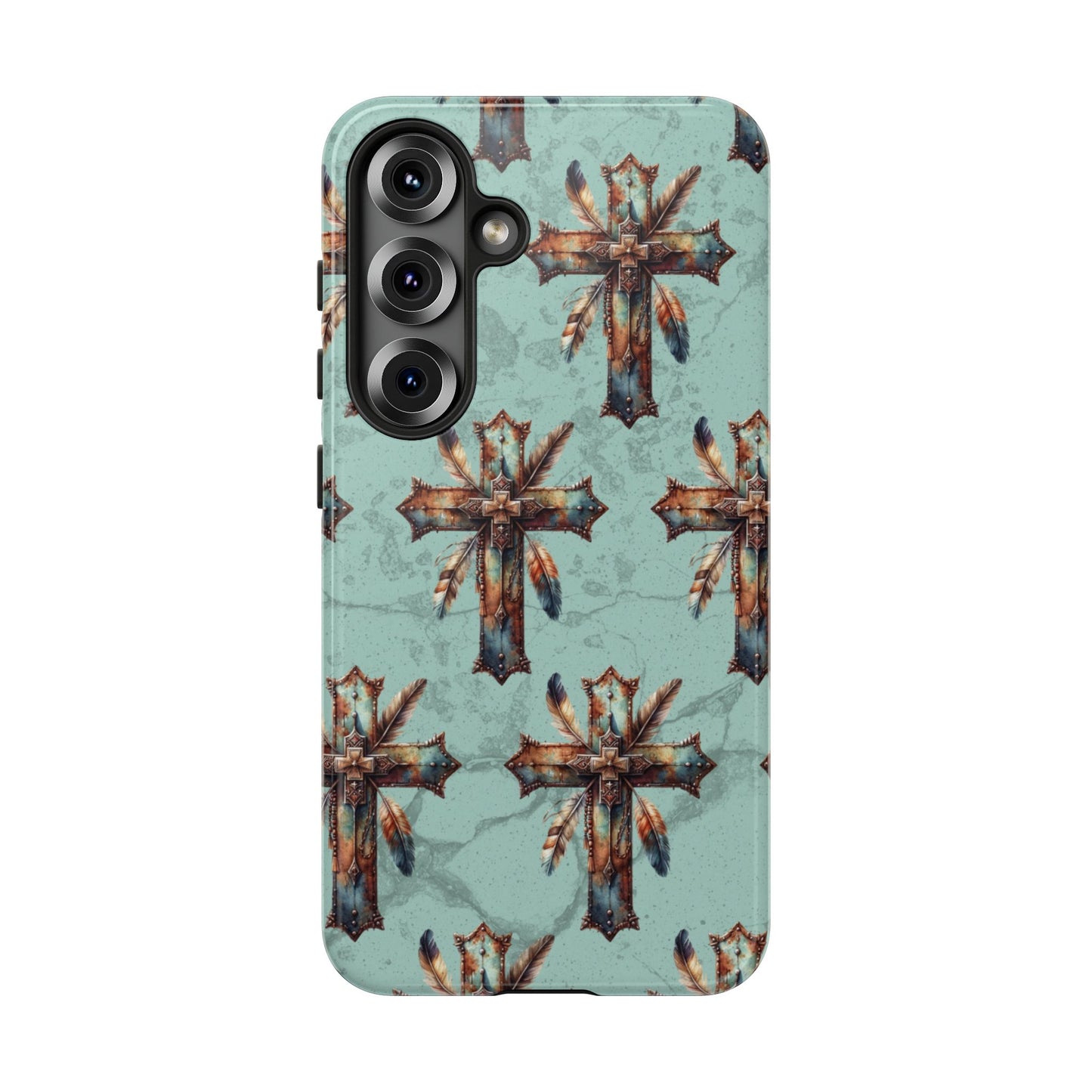 Crosses And Feathers Tough Case