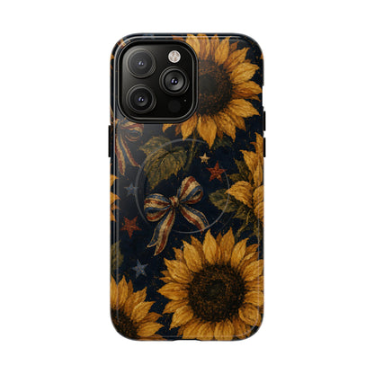 USA Sunflower Magnetic Case