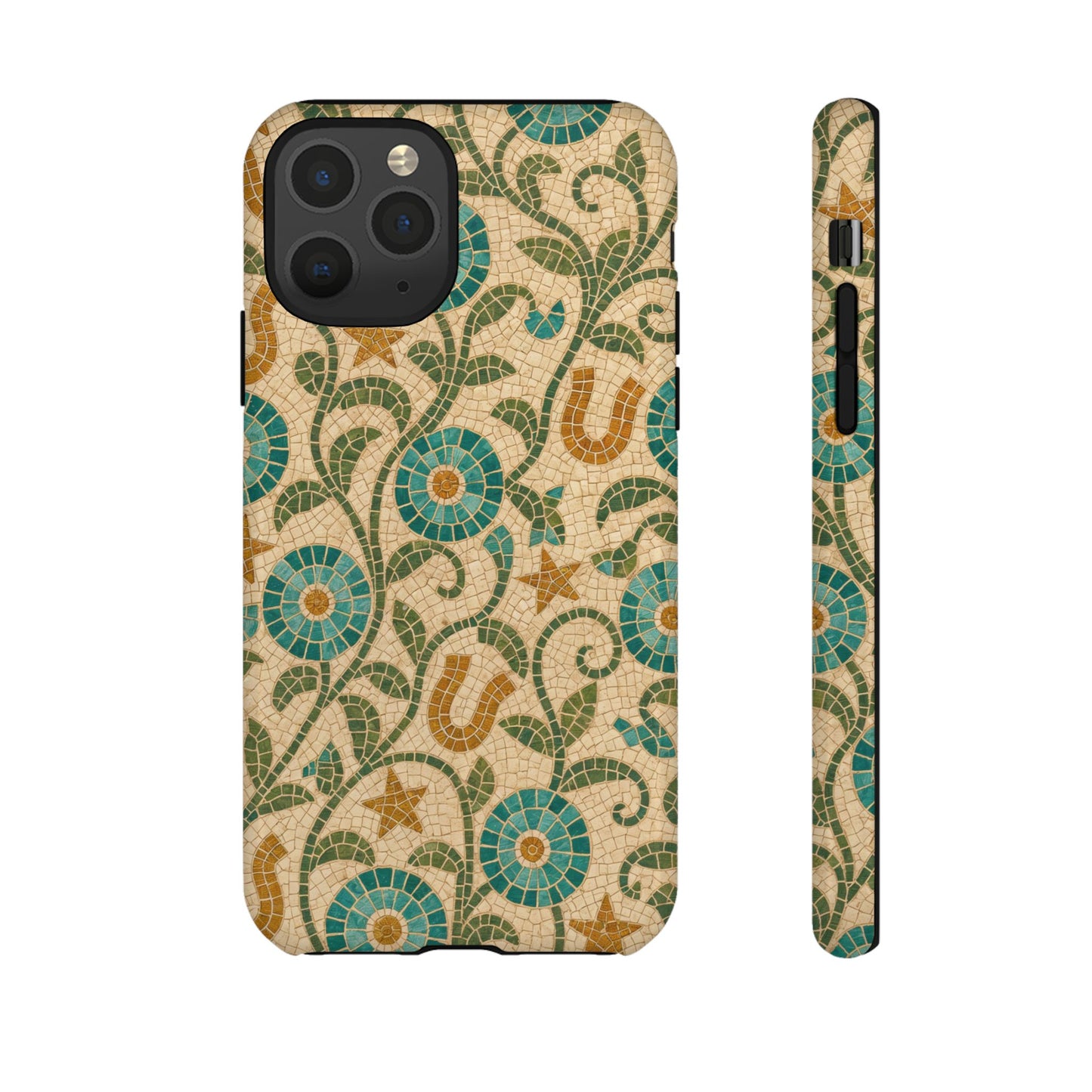 Turquoise Horseshoe Mosaic Tough Case