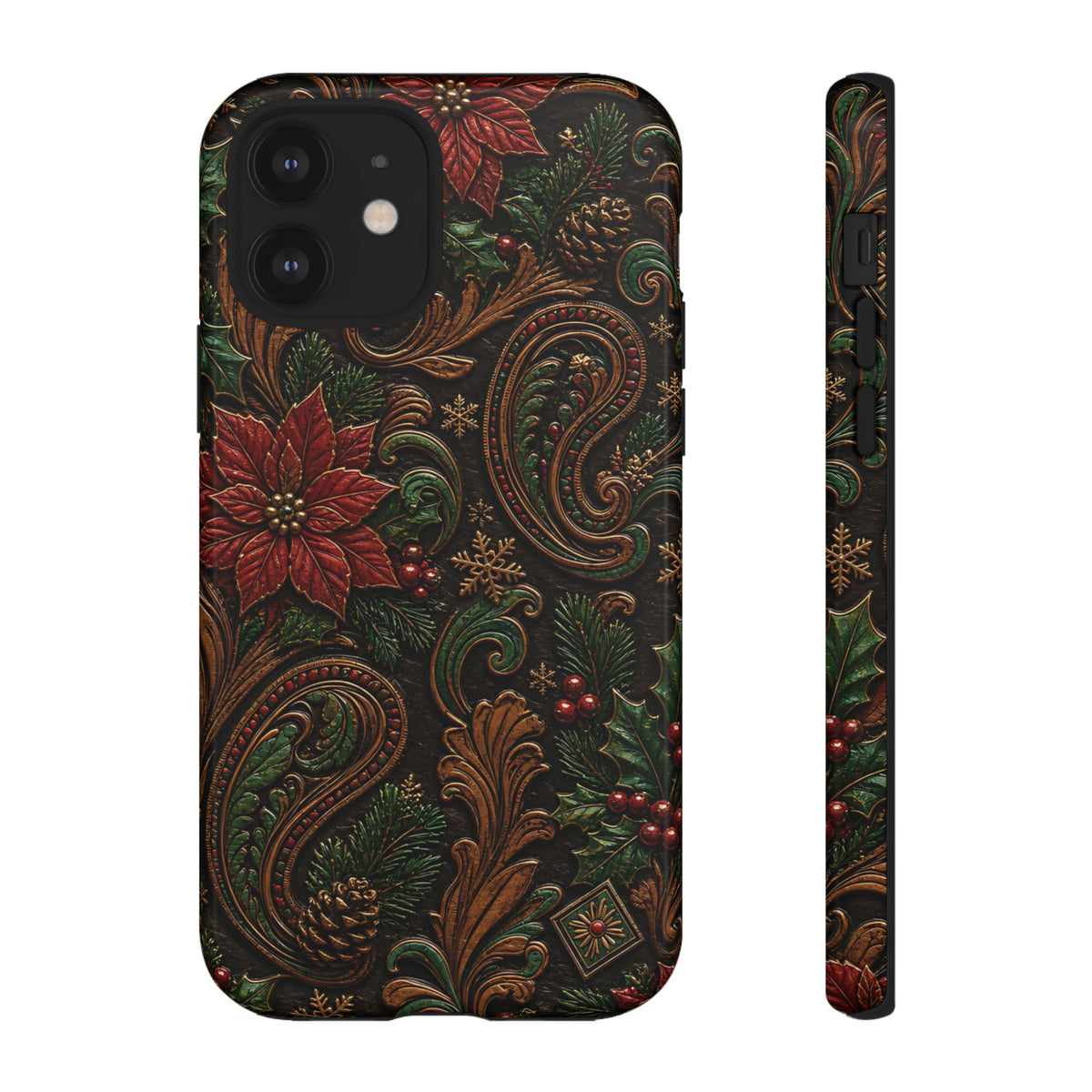 Carved Christmas Paisley Tough Case