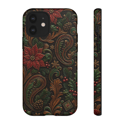 Carved Christmas Paisley Tough Case