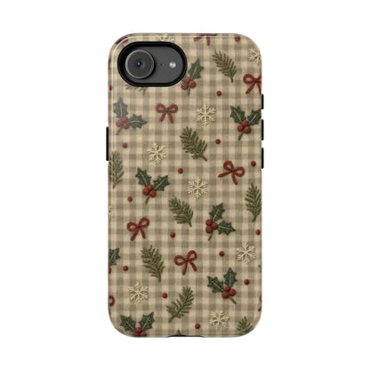 Gingham Holly Tough Case