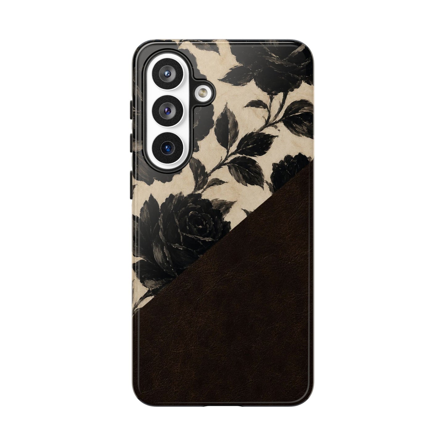 Rose Leather Tough Case