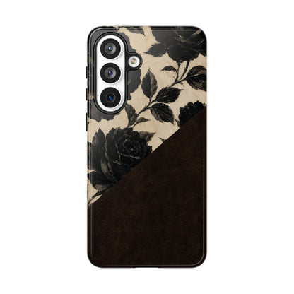 Rose Leather Tough Case