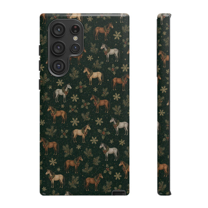 Evergreen Horses Tough Case