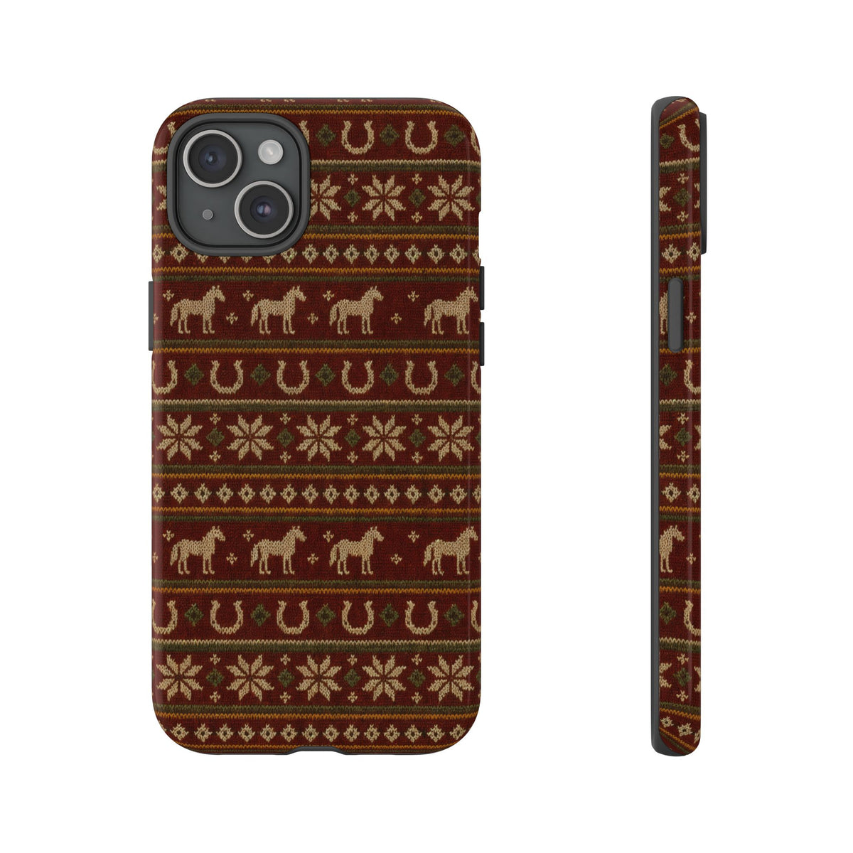 Fair Isle Horses Tough Case