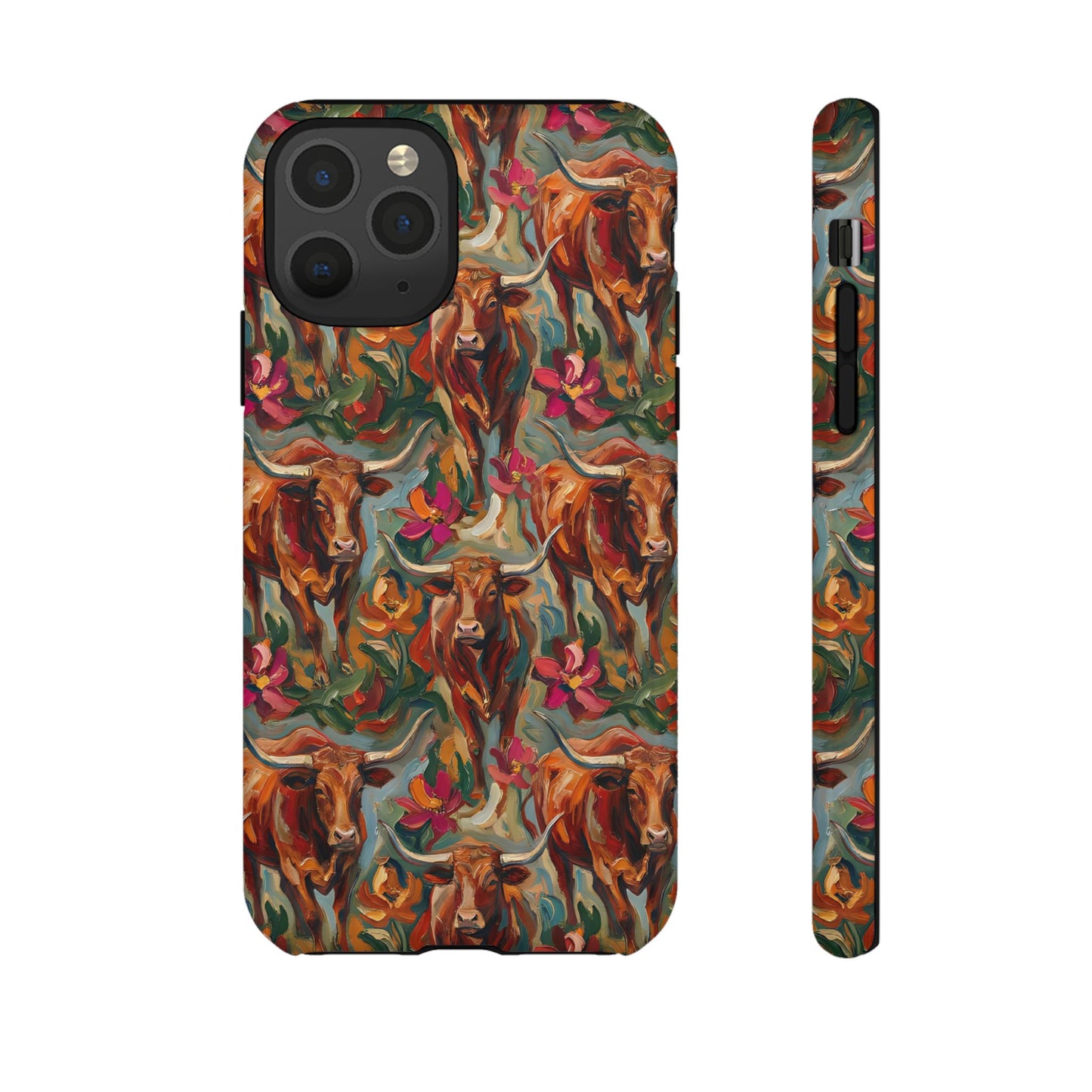 Painted Longhorns Tough Case