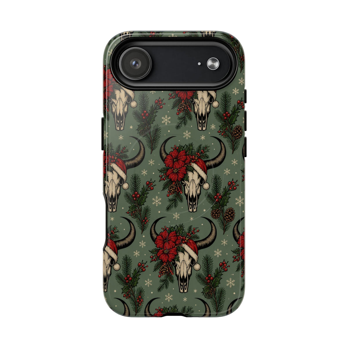 Santa Bull Skulls Magnetic Case