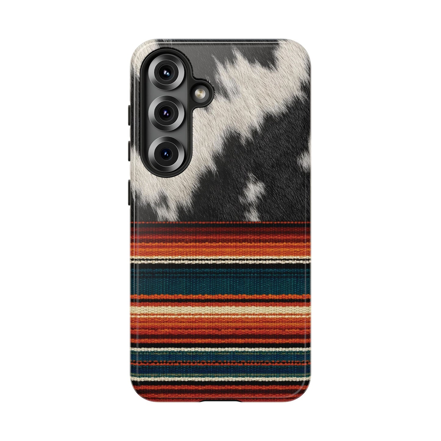 Cowhide + Serape Stripe Tough Case