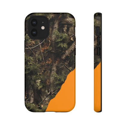 Torn Camo Orange Tough Case