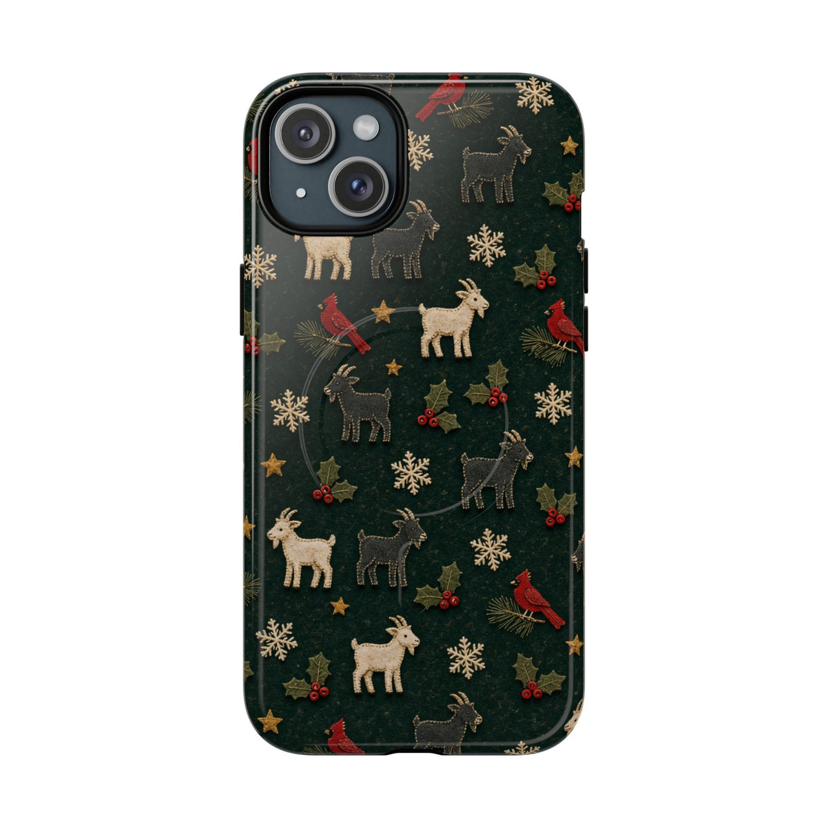Felt Goats Cardinals Magnetic Case