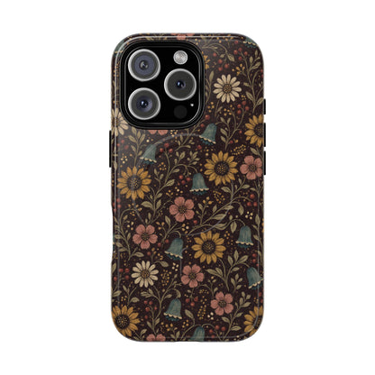 Plum Folk Floral Magnetic Case