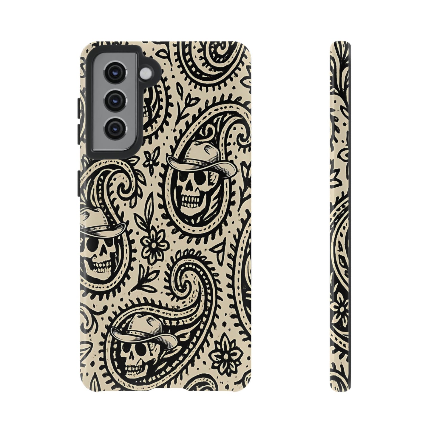 Cowboy Skull Paisley Tough Case