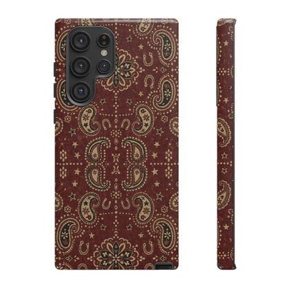 Burgundy Bandana Tough Case