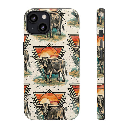 Retro Longhorn Tough Case