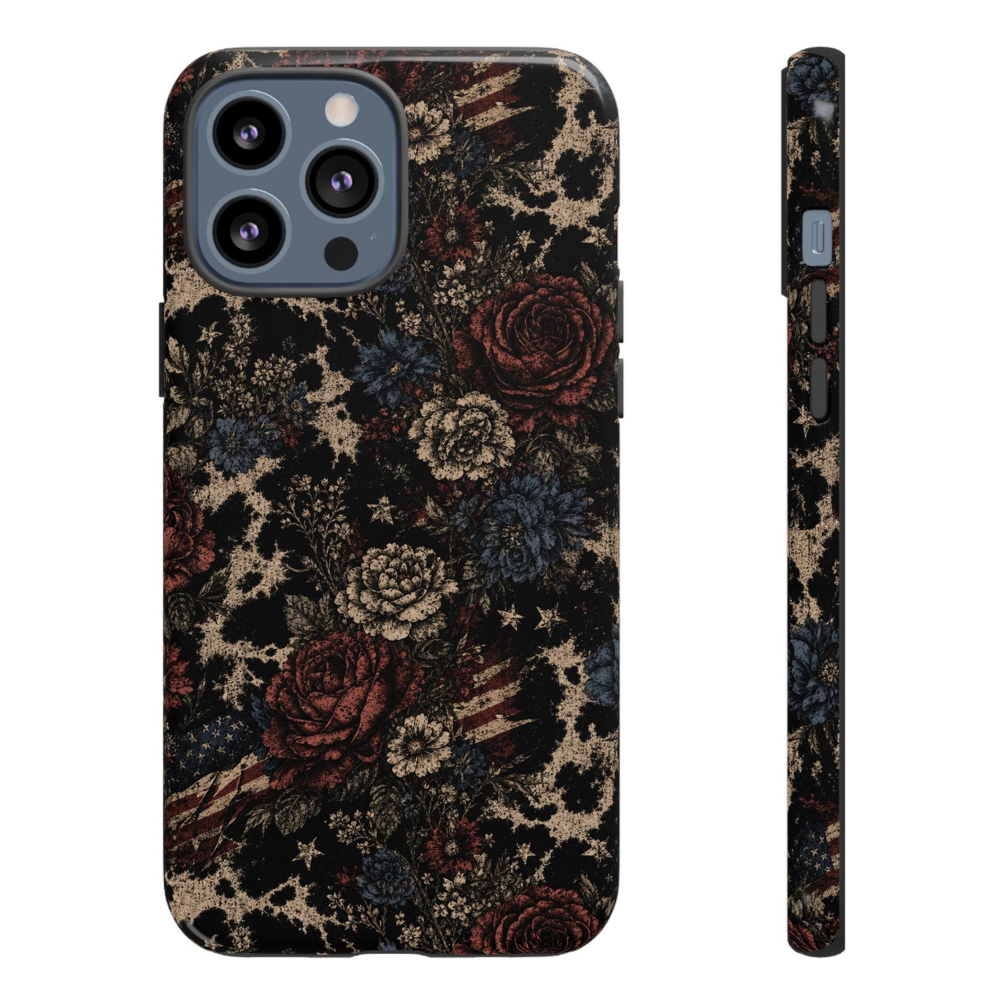 USA Cowhide Bloom Tough Case