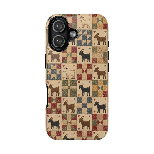 Goat Quilt Tough Case