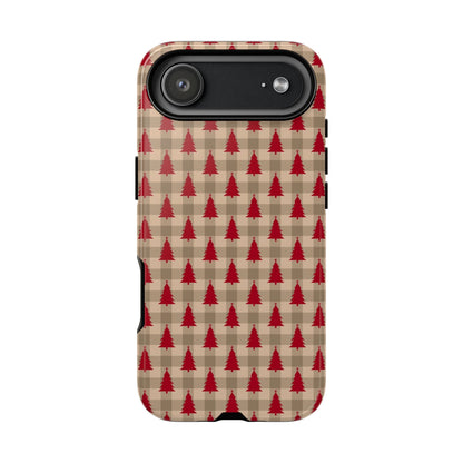 Plaid Tree Tough Phone Case