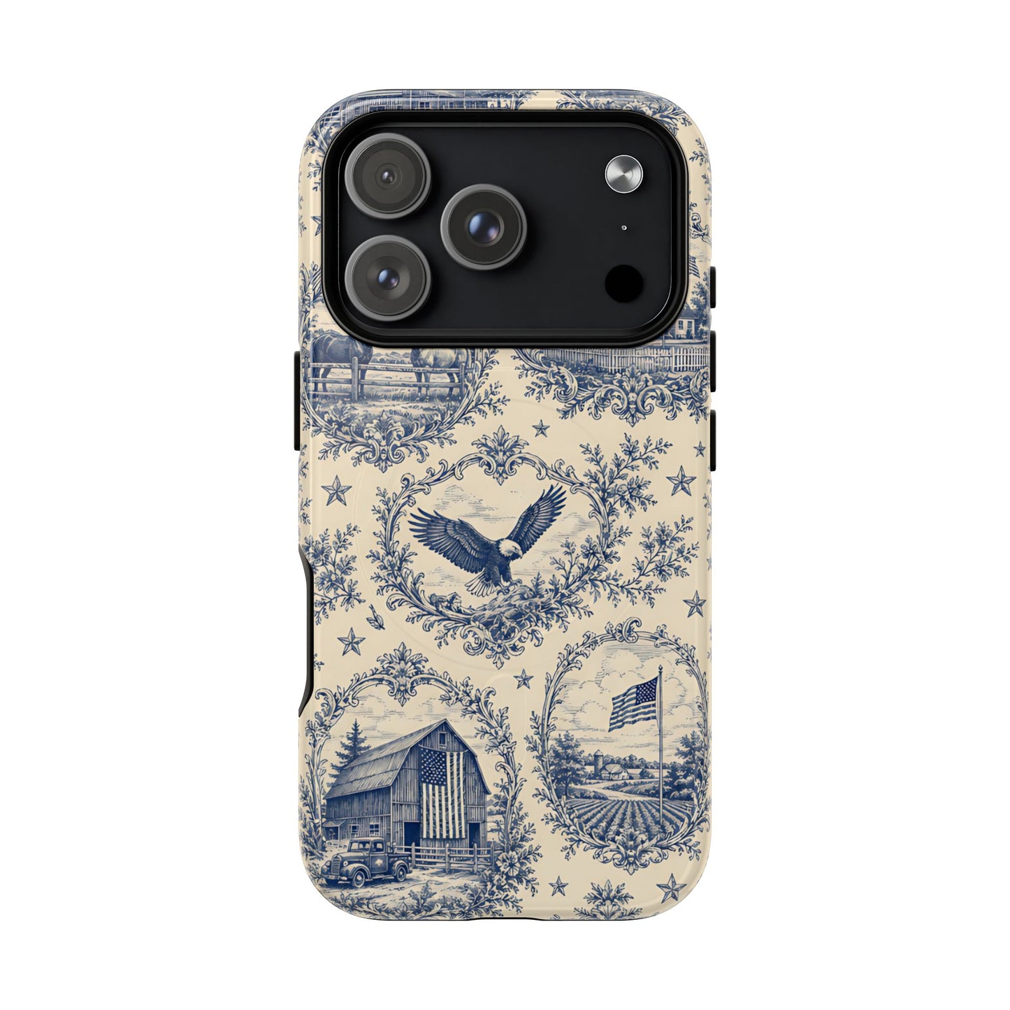 USA Toile Magnetic Case