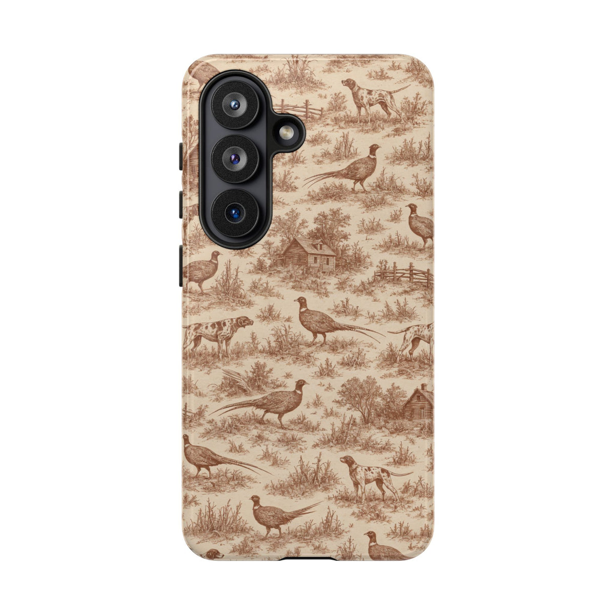 Pheasant Toile Tough Case
