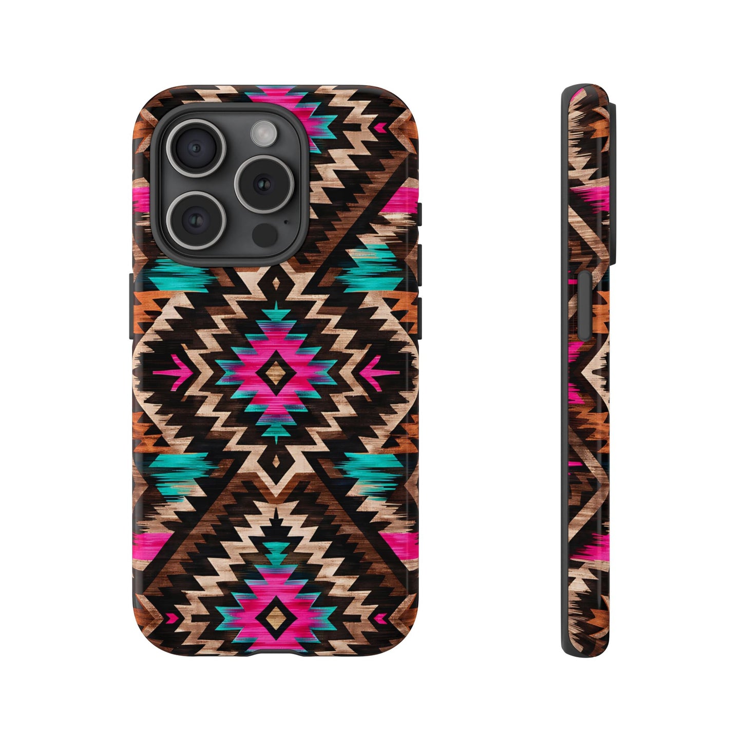 Neon Aztec Rug Tough Case