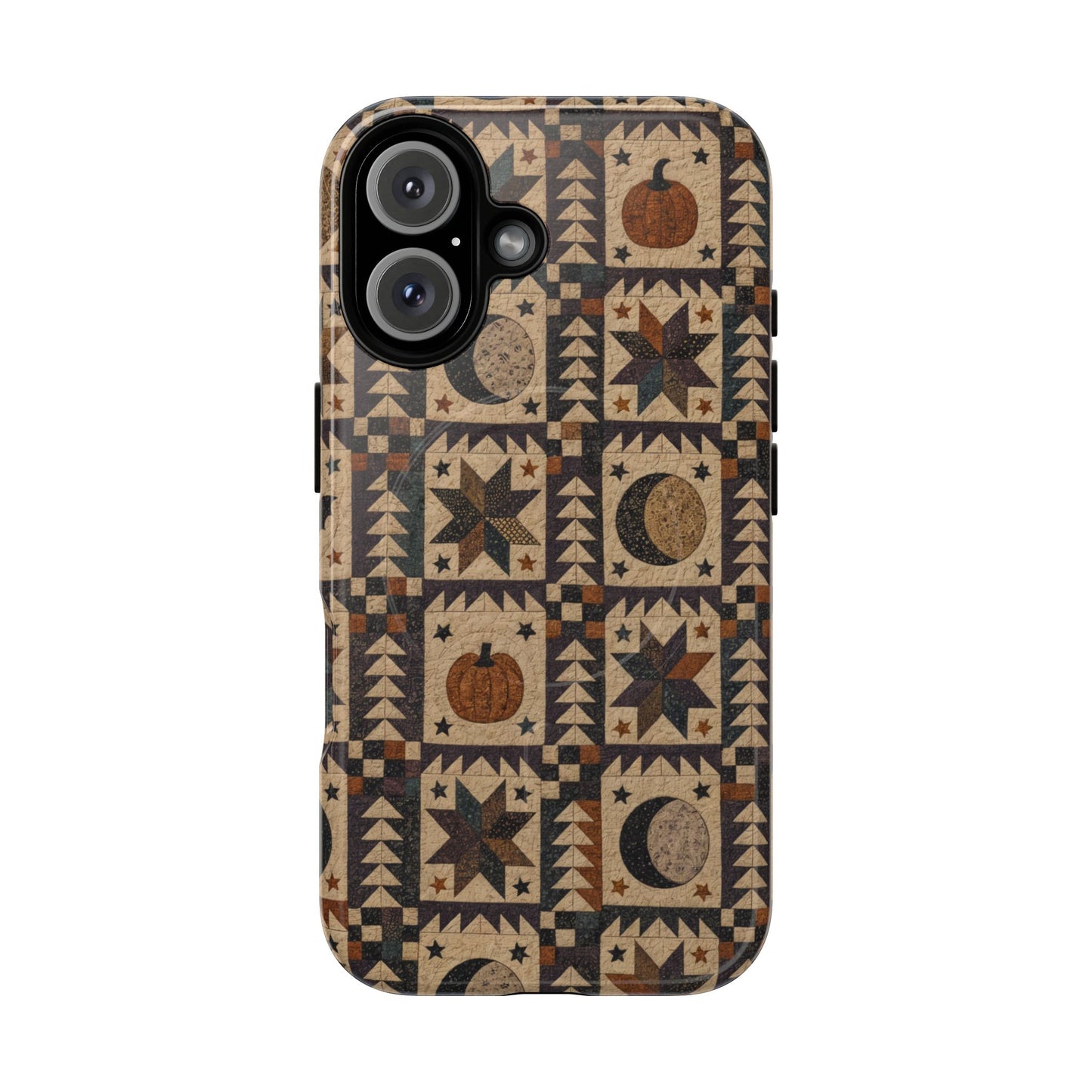 Moon Quilt Magnetic Case