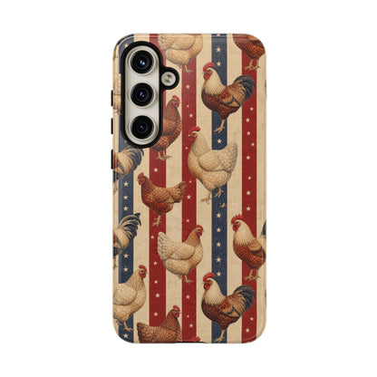 Chickens and Stripes Tough Case