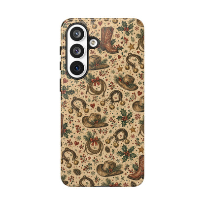 Cowboy Christmas Tough Case