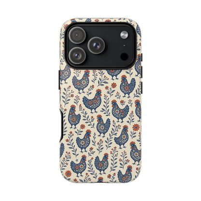 Folk Hens Tough Case