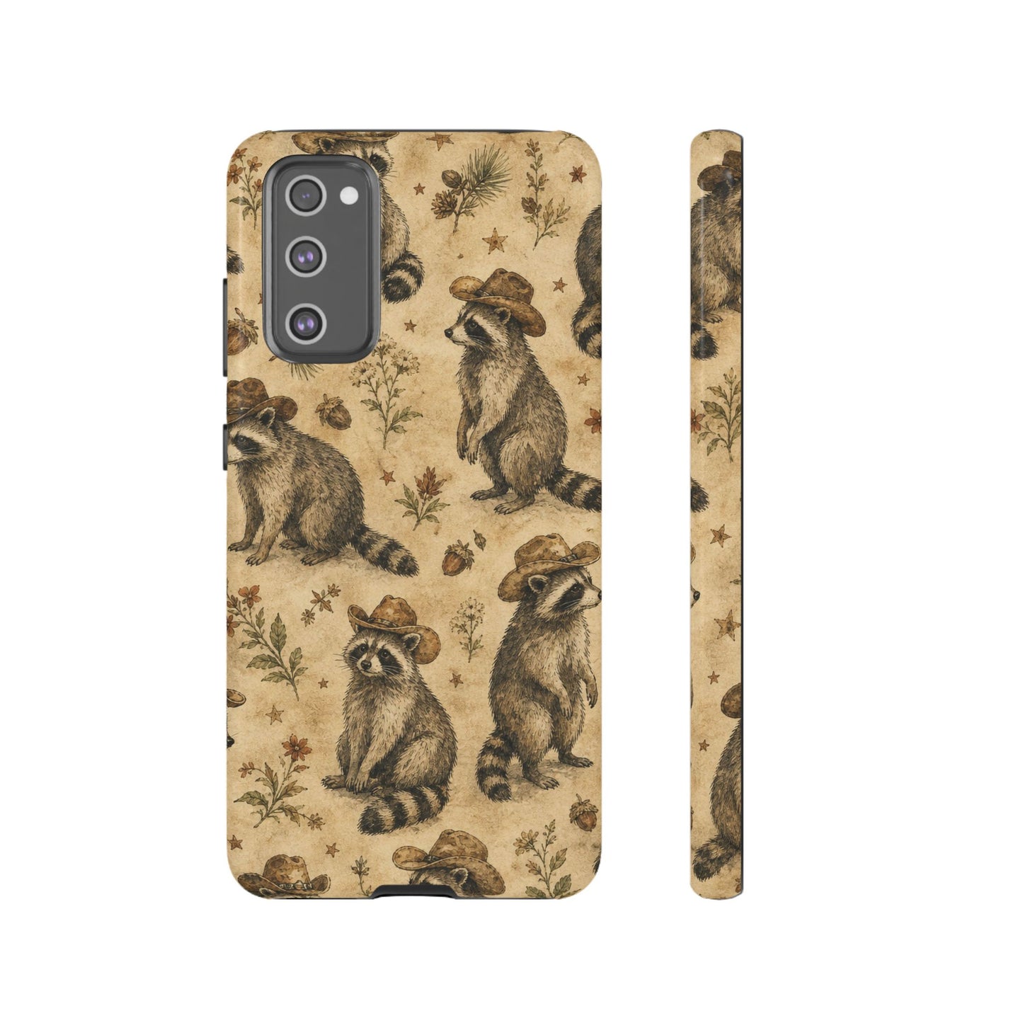 Painted Raccoon Tough Case
