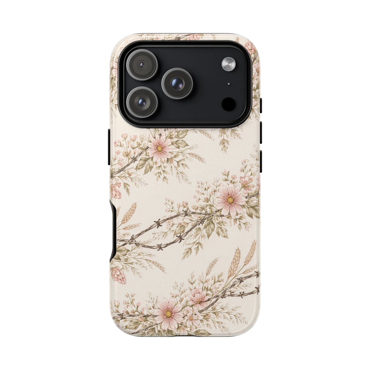 Floral Barbed Wire Tough Case