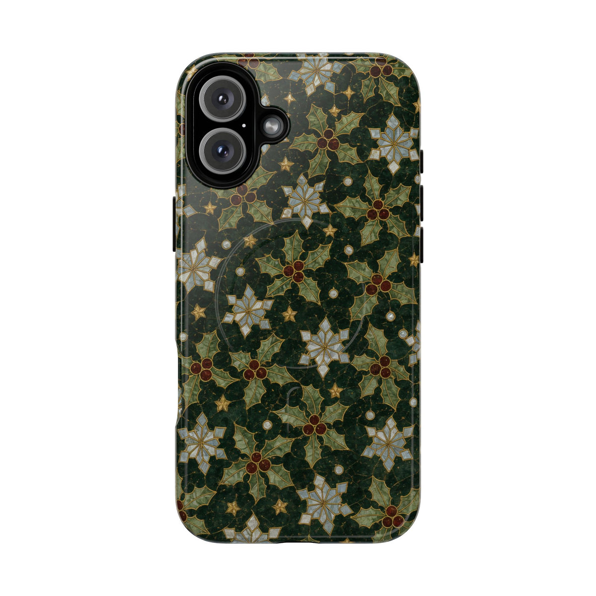 Mosaic Snowflakes Magnetic Case