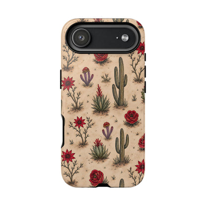 Red Bloom Desert Tough Case