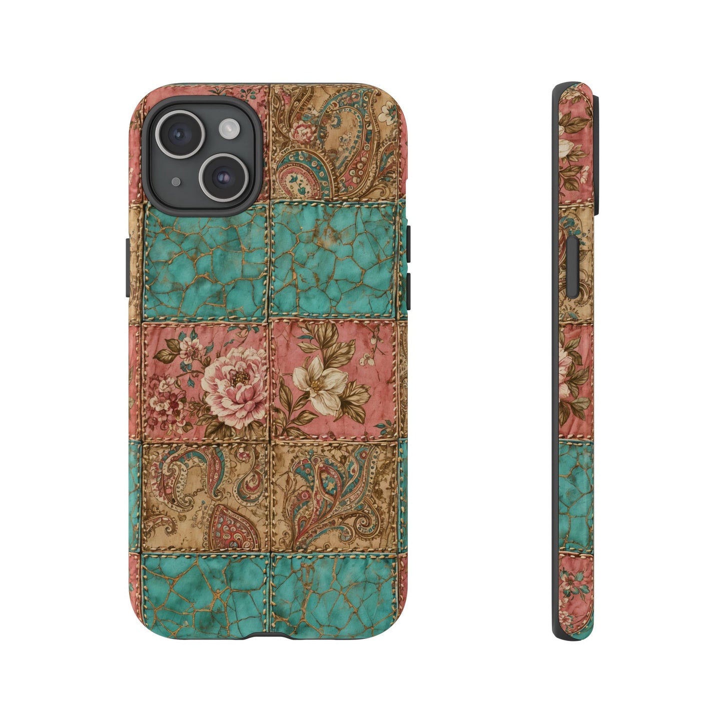 Turquoise Paisley Tough Case