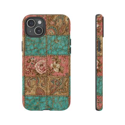 Turquoise Paisley Tough Case