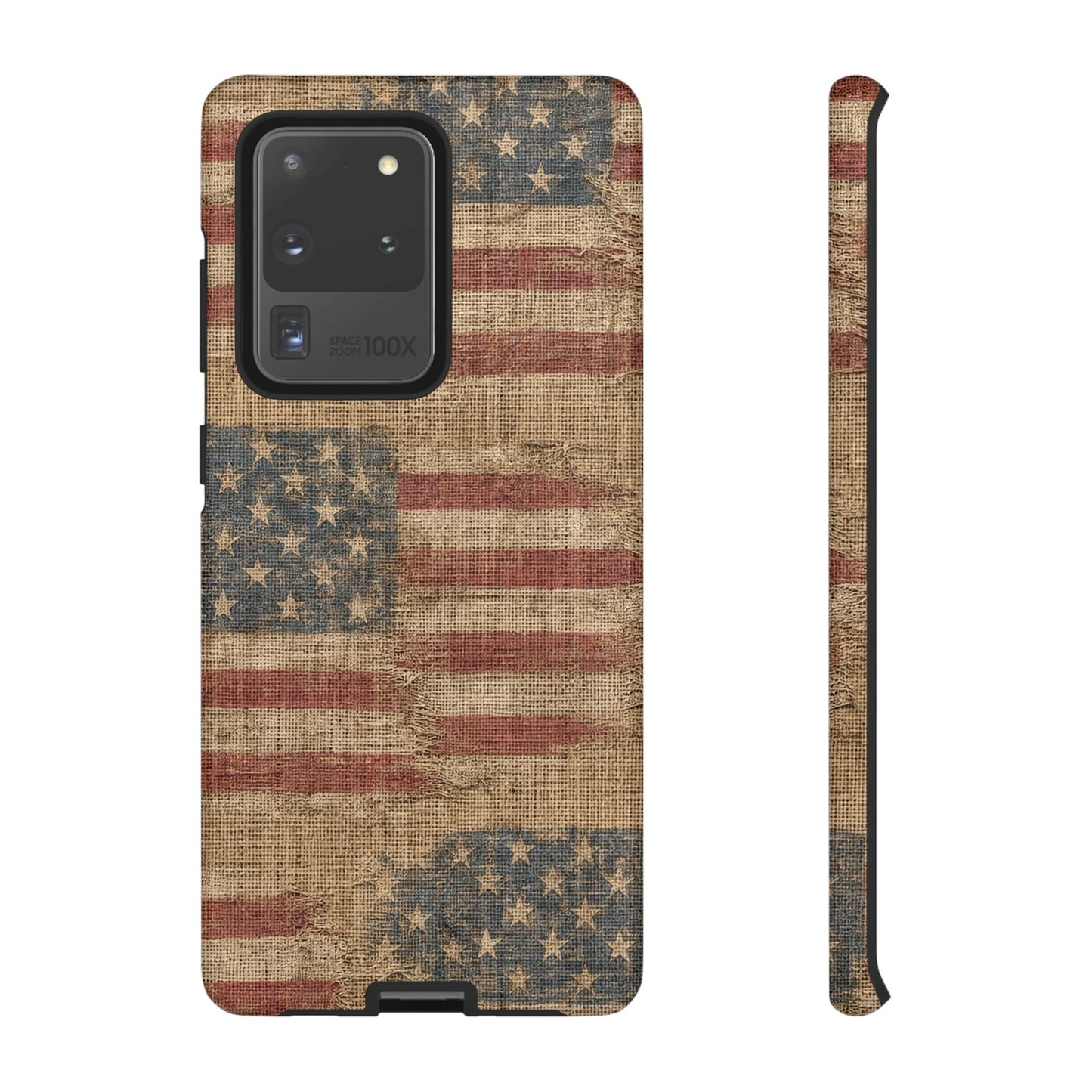 Burlap Flag Tough Case