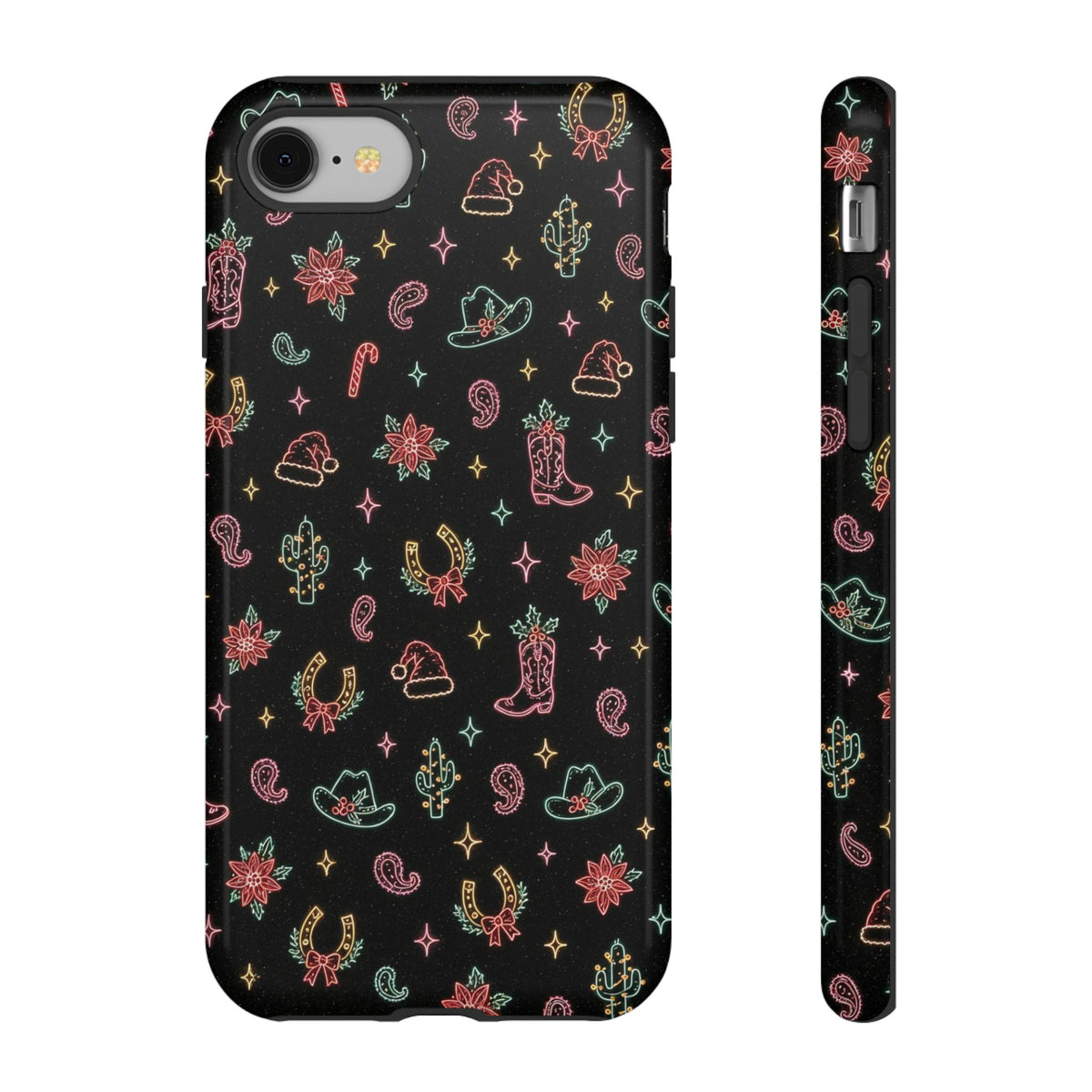 Neon Holiday Doodles Tough Case