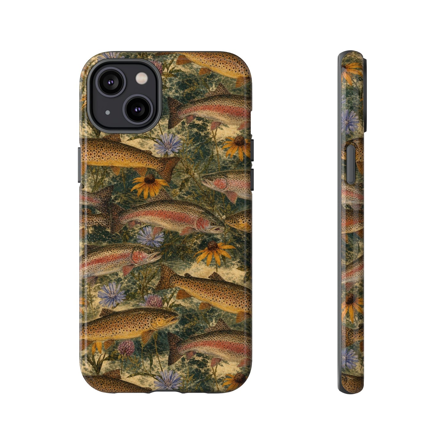 Floral Trout Tough Case