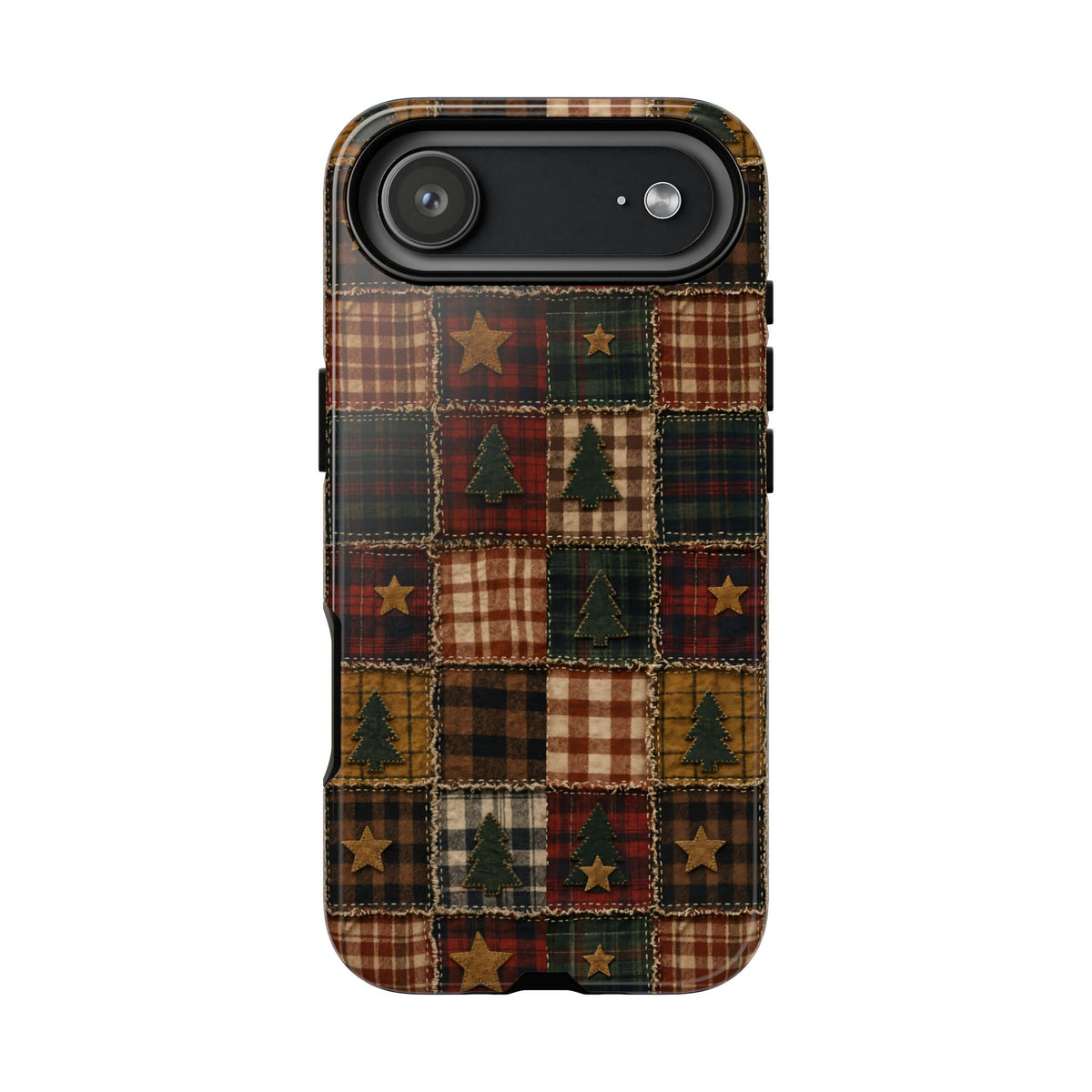 Christmas Rag Quilt Tough Case