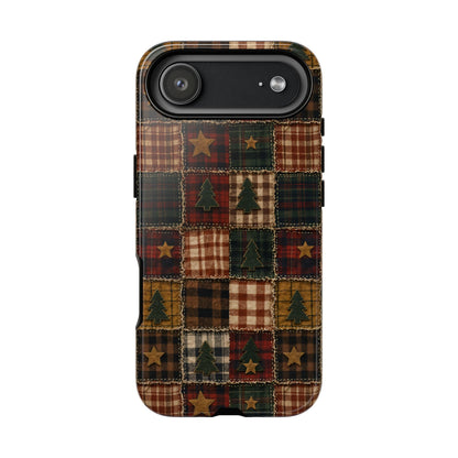 Christmas Rag Quilt Tough Case