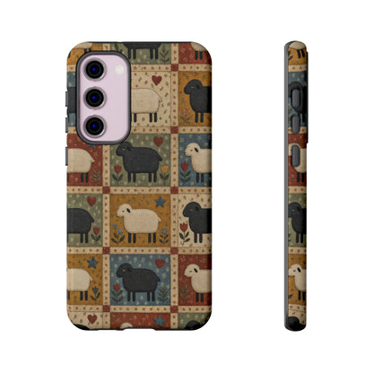 Sheep Quilt Tough Case