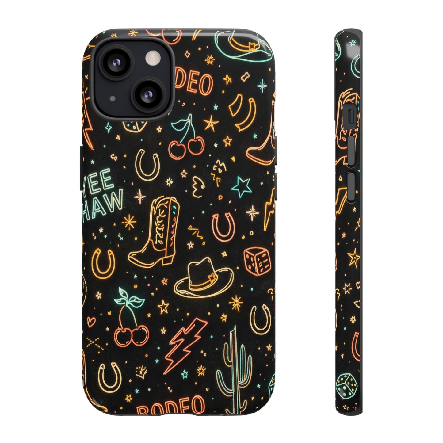 Retro Neon Rodeo Tough Case
