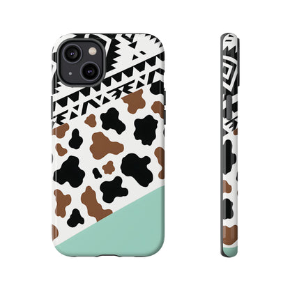 Mint Aztec Cowhide Tough Case