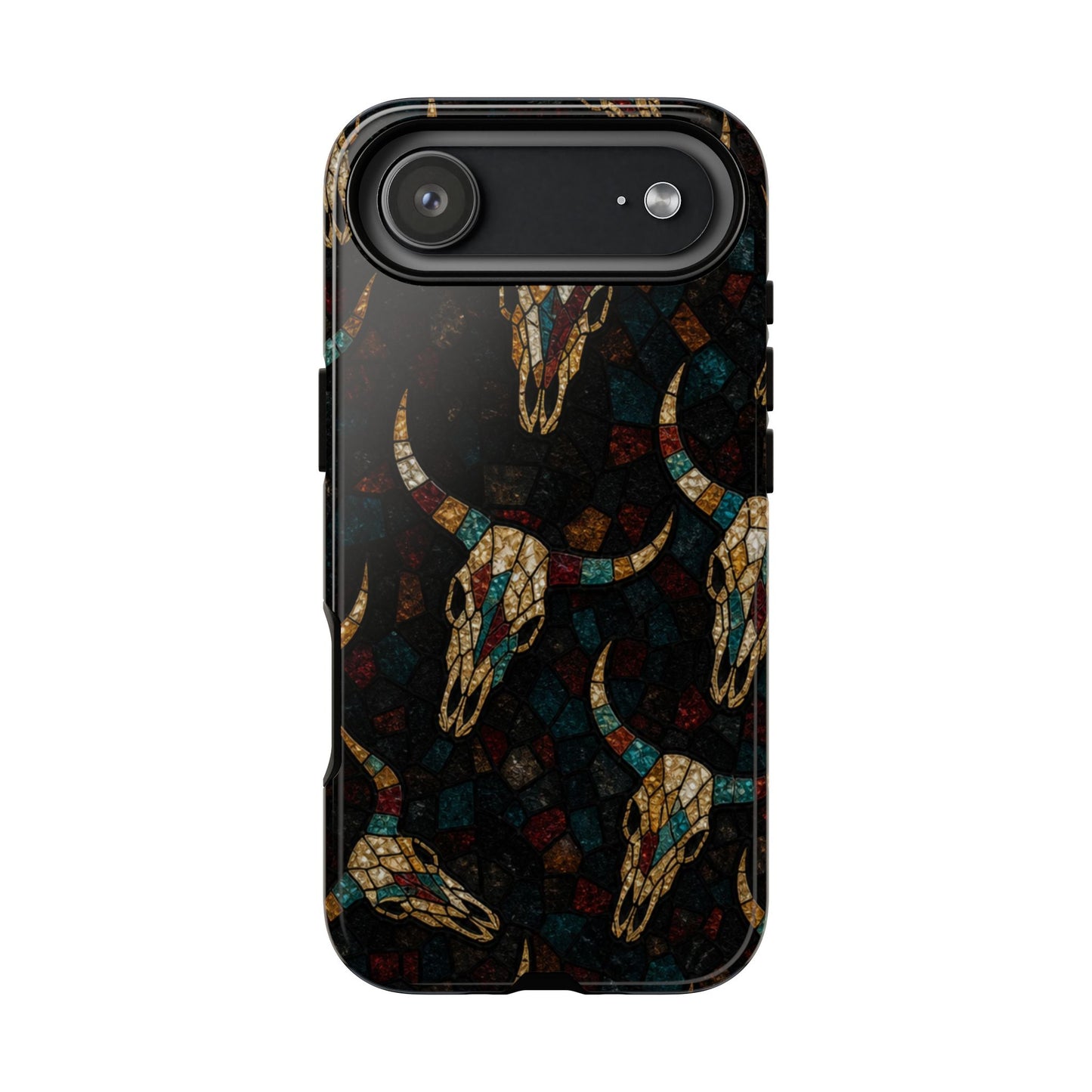 Stained Bull Skull Tough Case
