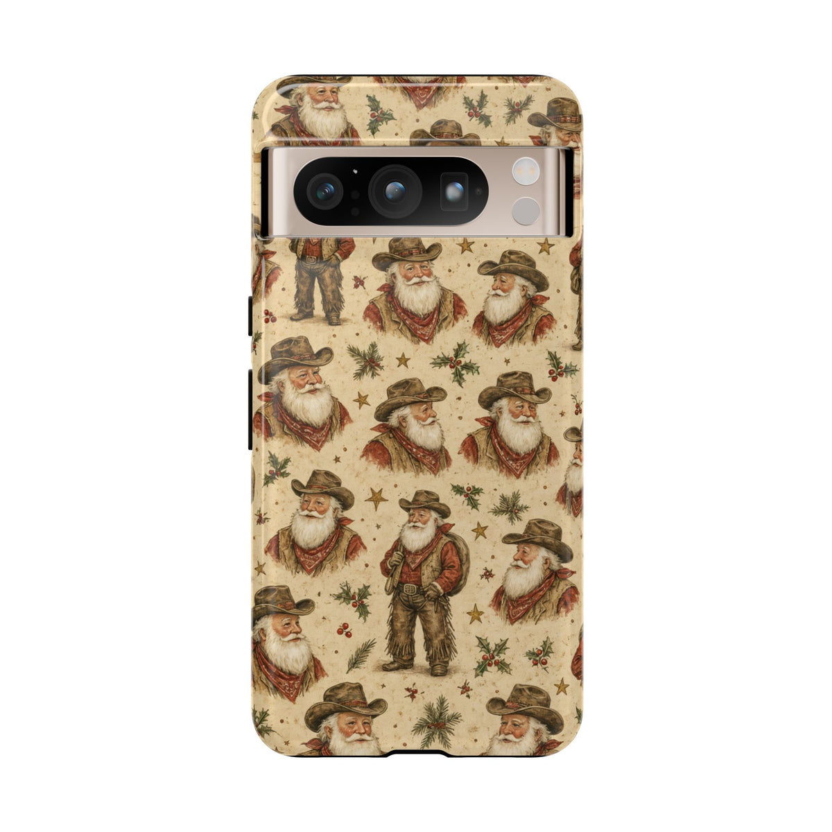 Cowboy Santa Portraits Tough Case