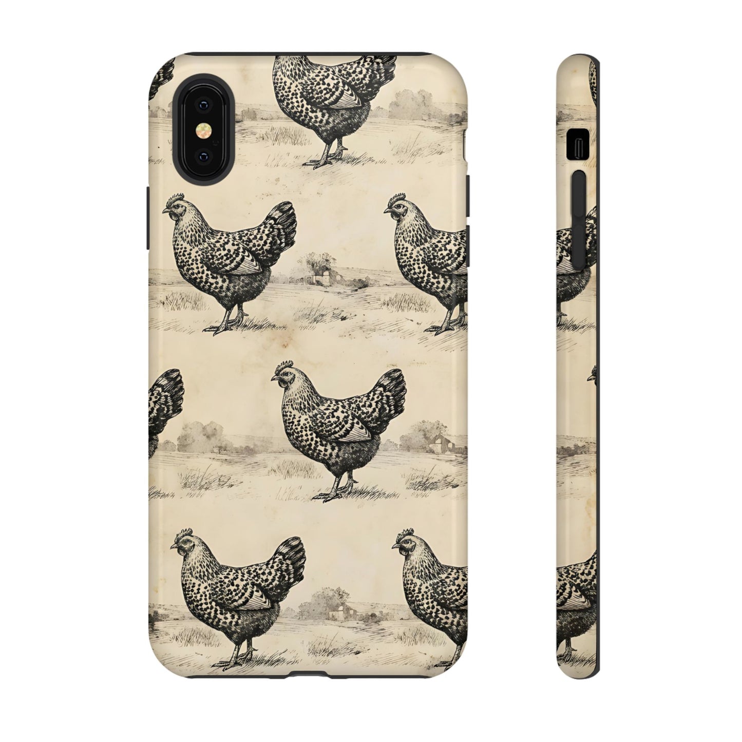 Vintage Chickens Tough Case