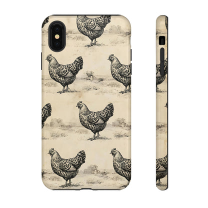 Vintage Chickens Tough Case