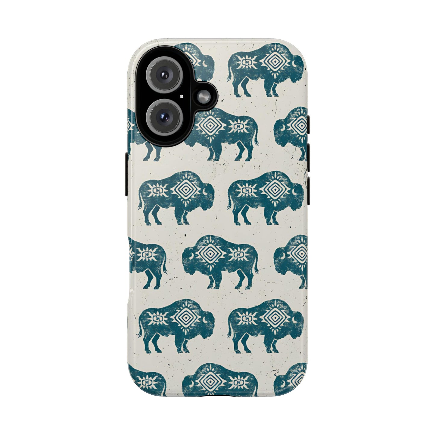 Teal Aztec Buffalo Tough Case