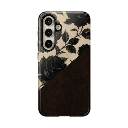 Rose Leather Tough Case